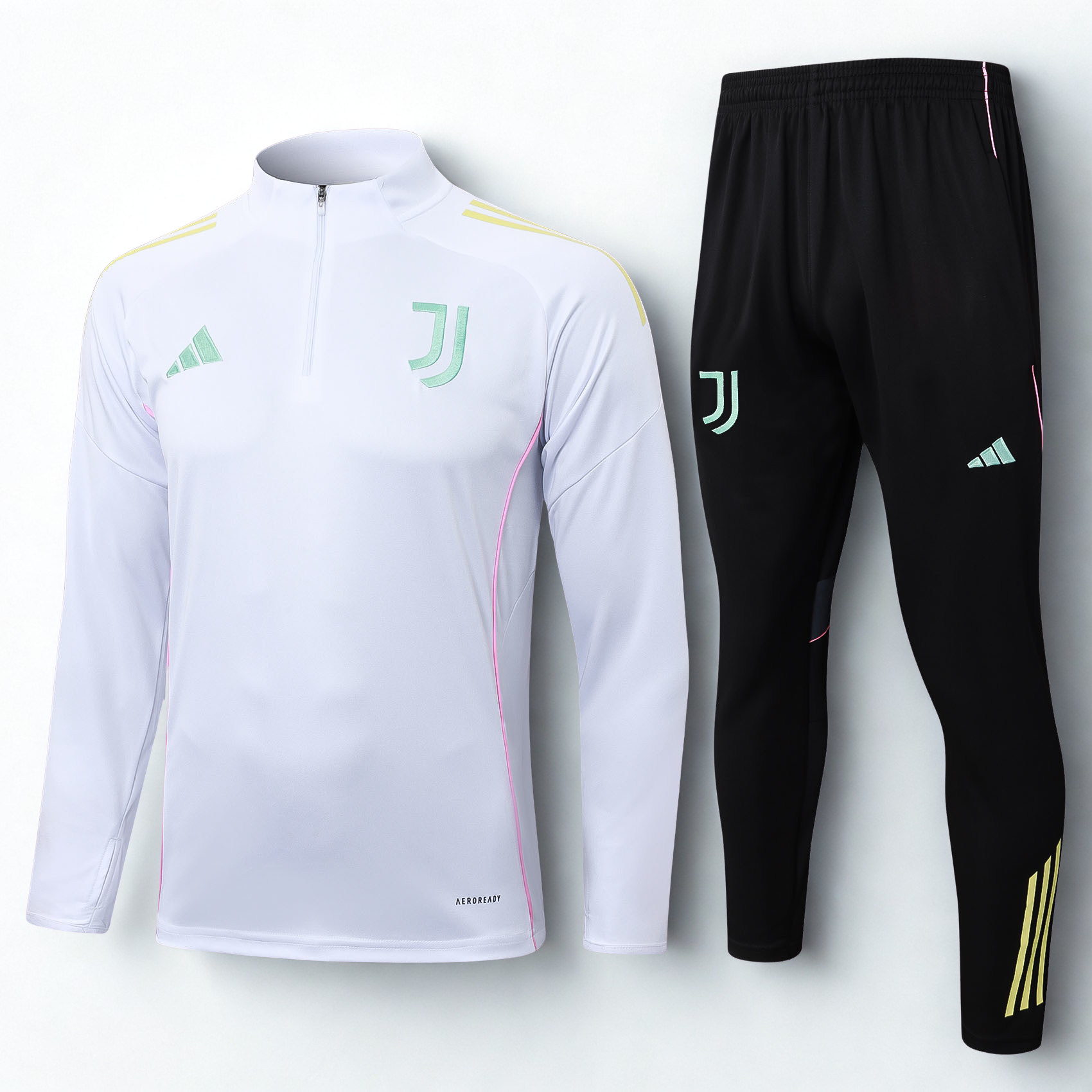 Tuta Juventus Mezza Zip | Bianca, Nera, Verde, Gialla - Allenamento 2025/2026