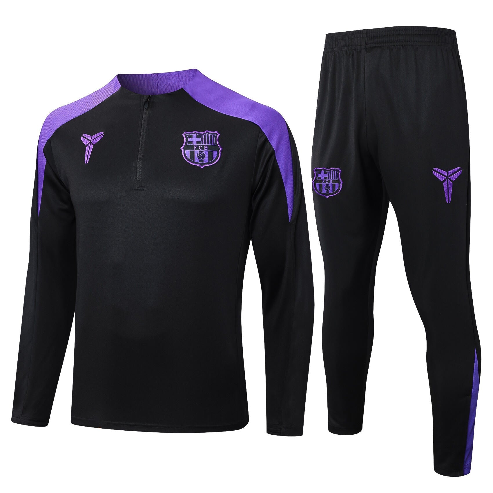 Tuta Barcellona Nero e Viola 2025/26