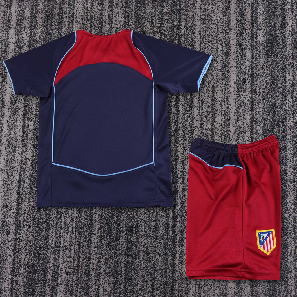 Atletico Madrid Spiderman blu Retro 2004/05 Bambino
