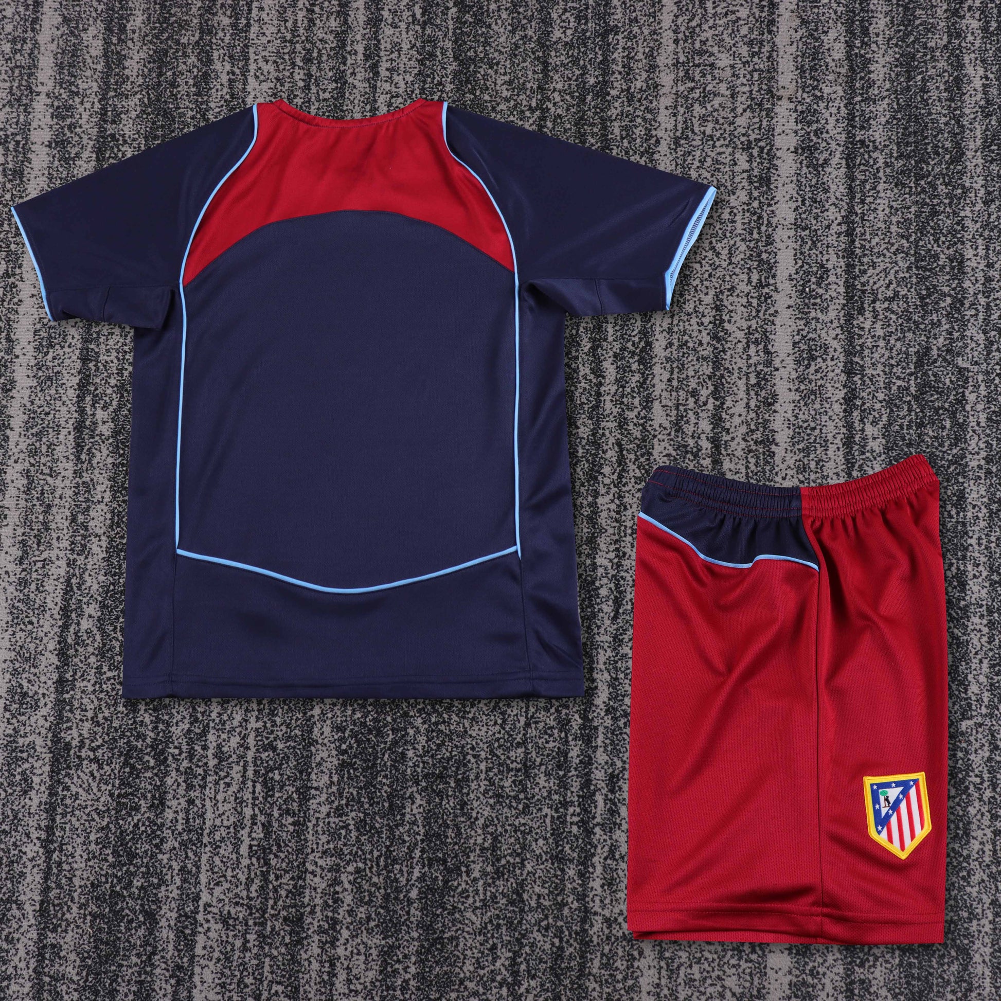 Atletico Madrid Spiderman blu Retro 2004/05 Bambino