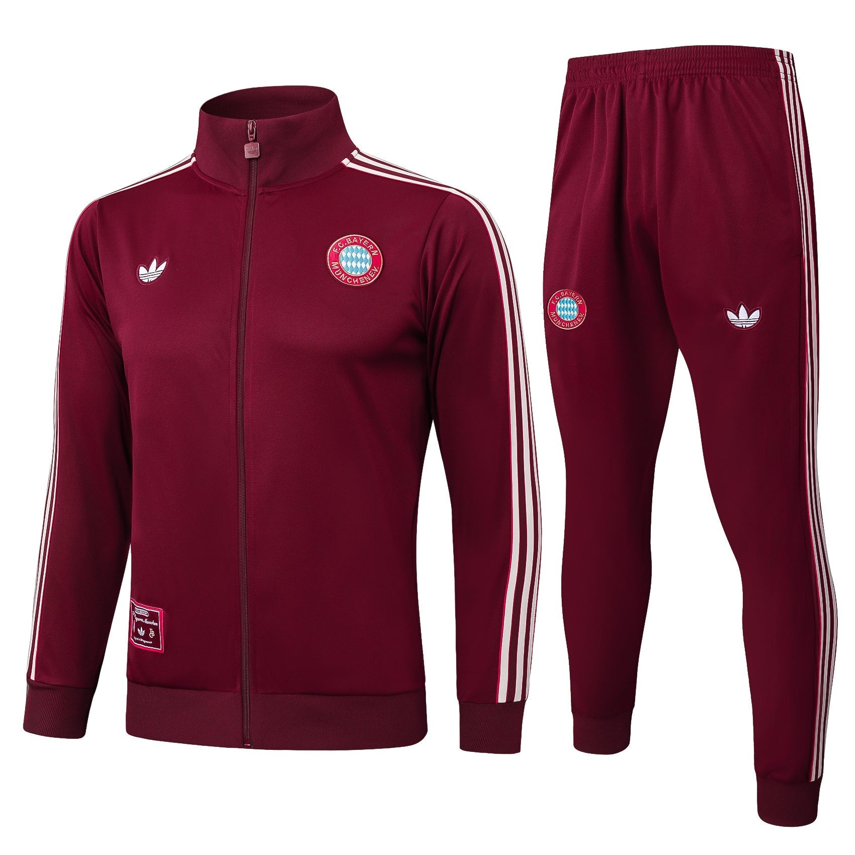 Tuta Bayer Monaco Bordeaux zip intera 2025/26