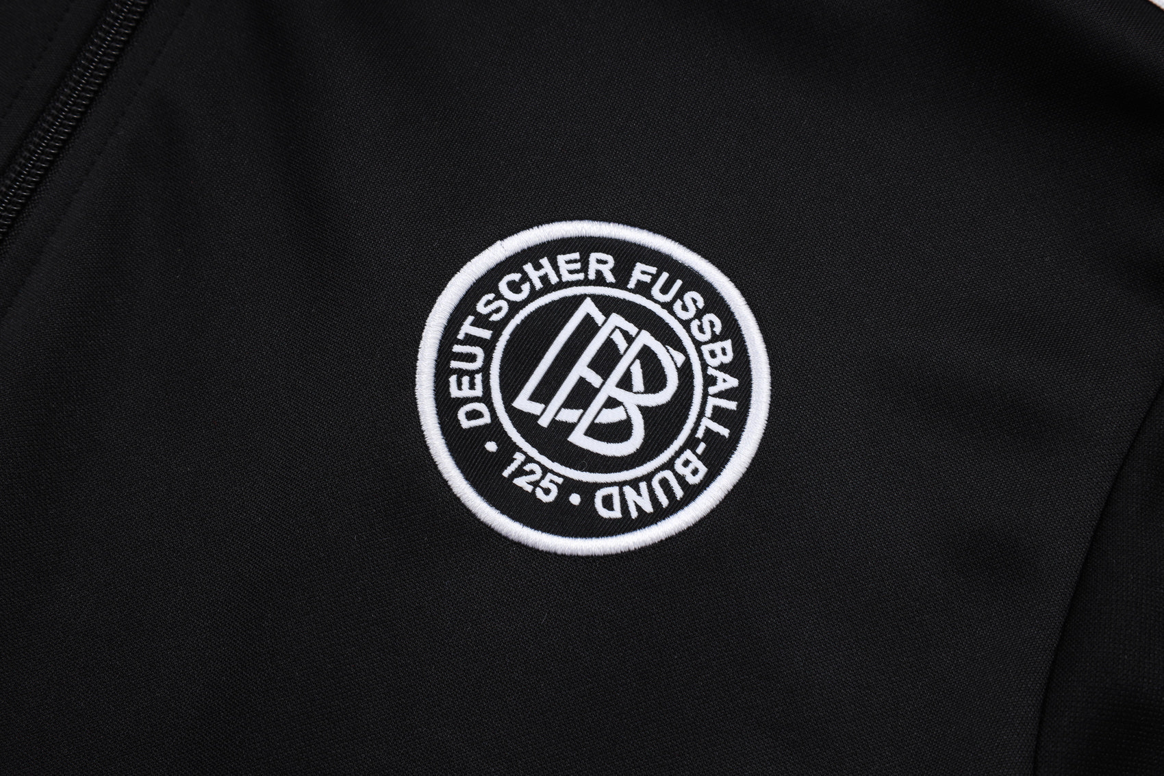 Tuta Germania Nero zip intera 2025/26