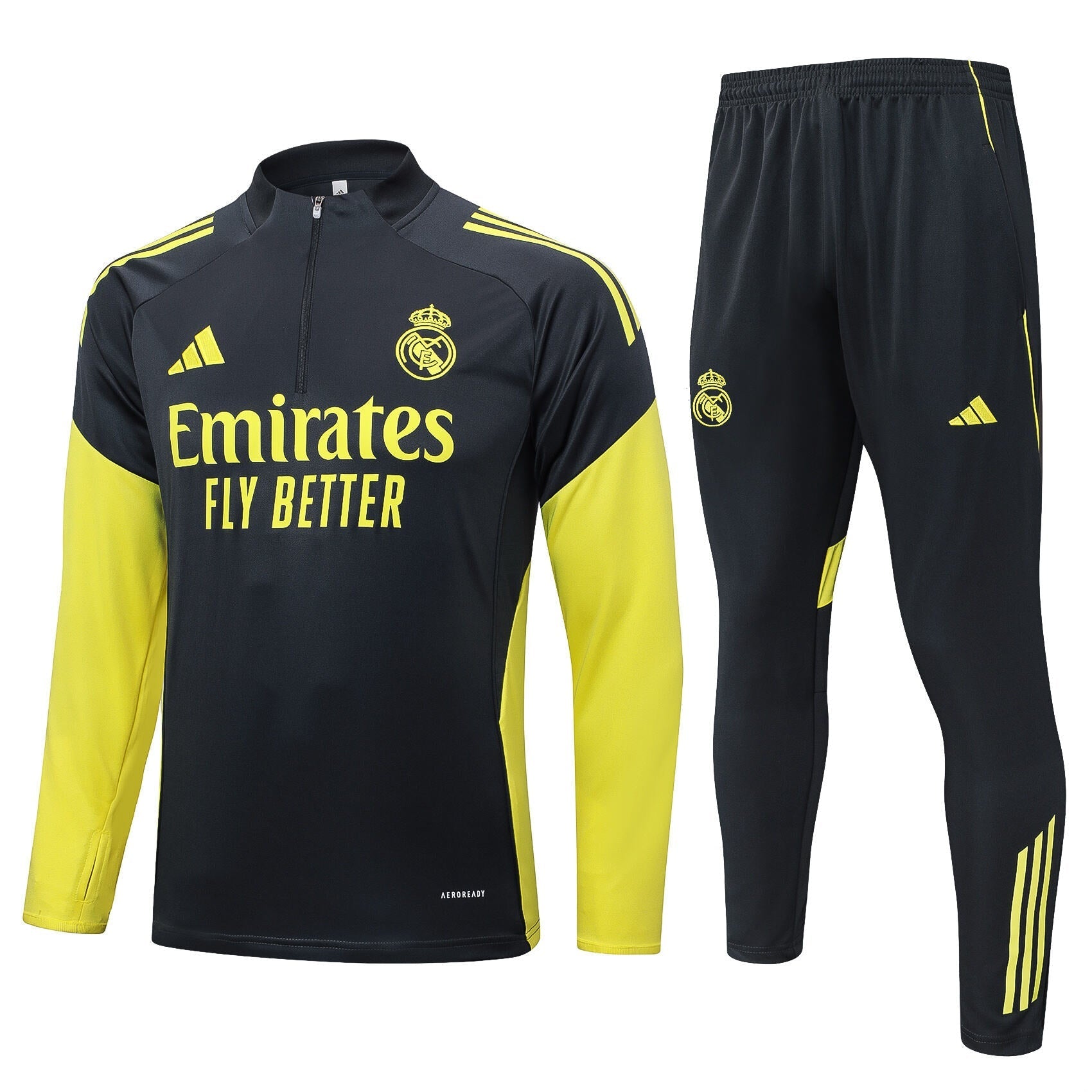 Tuta Real Madrid Nero e Giallo 2025/26