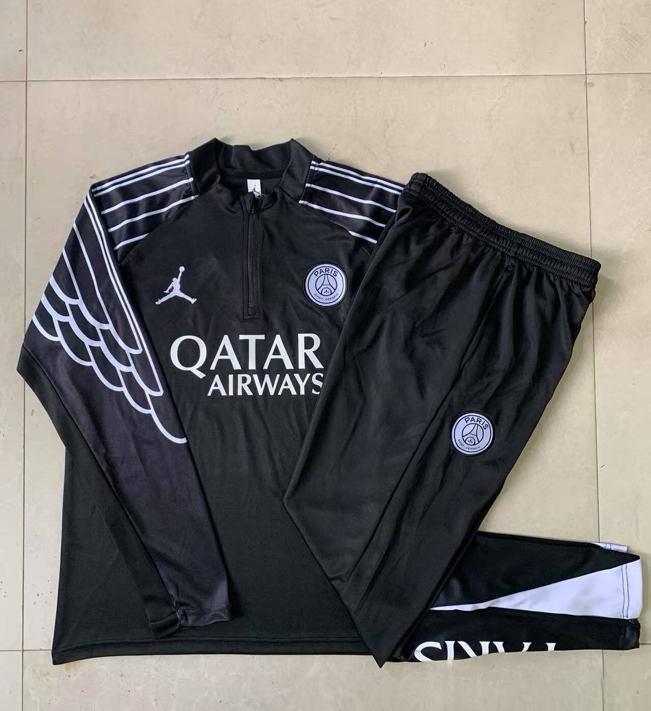 Tuta Paris Saint Germain Nero 2025/26