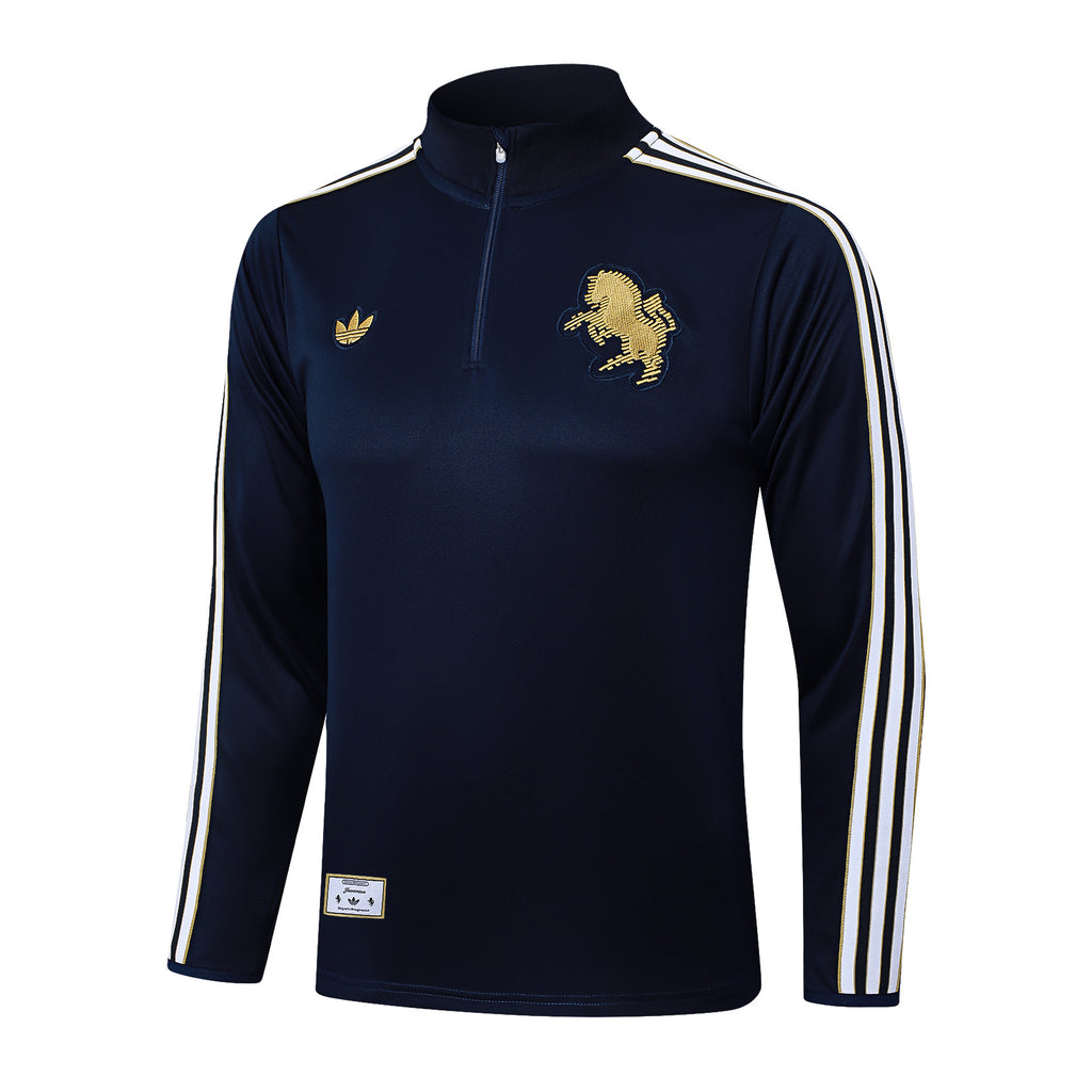 Tuta Juventus Con Mezza Zip | Blu Navy, Oro - Allenamento 2025/2026