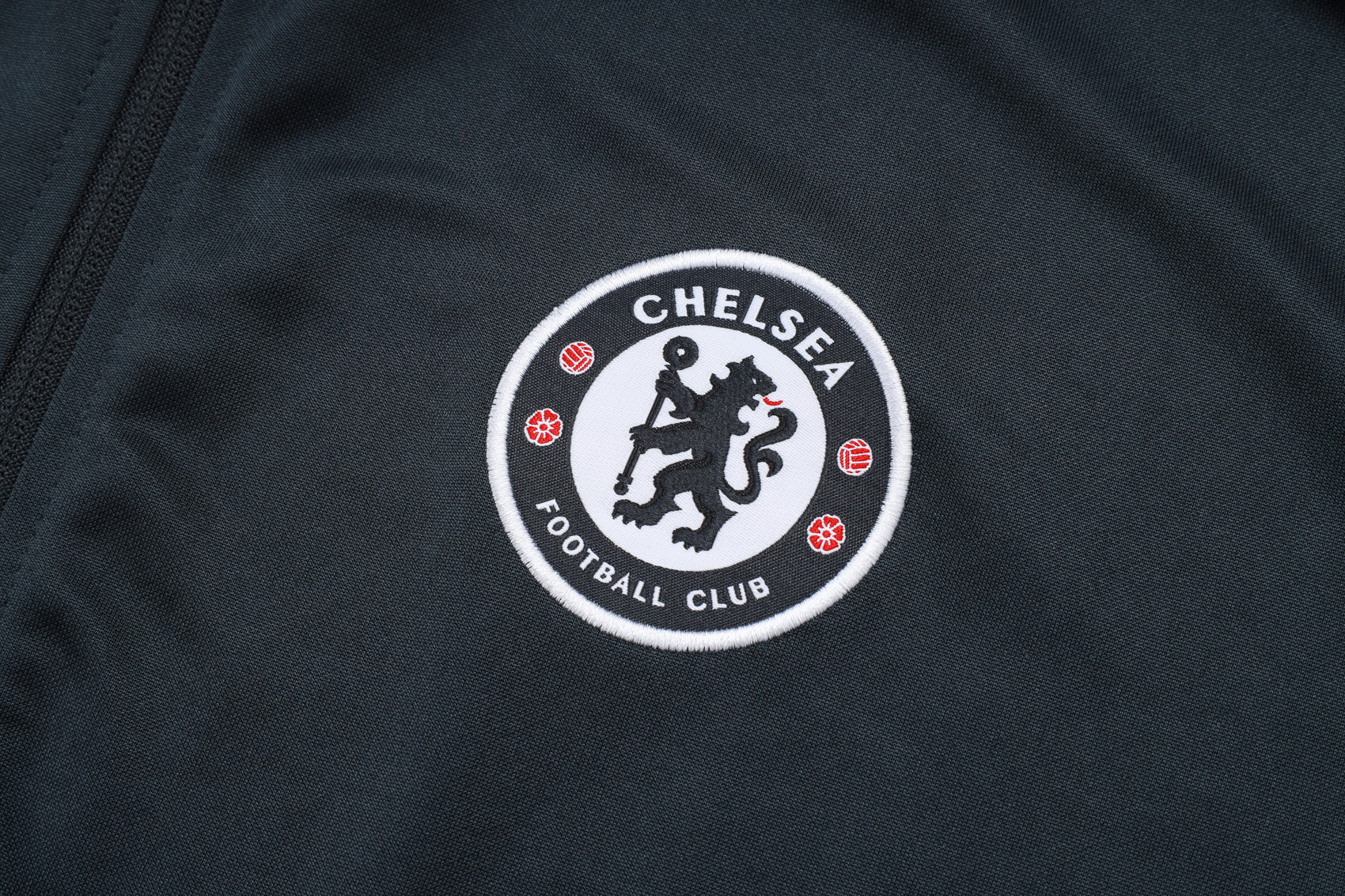 Tuta Chelsea nero zip intera 2025/26