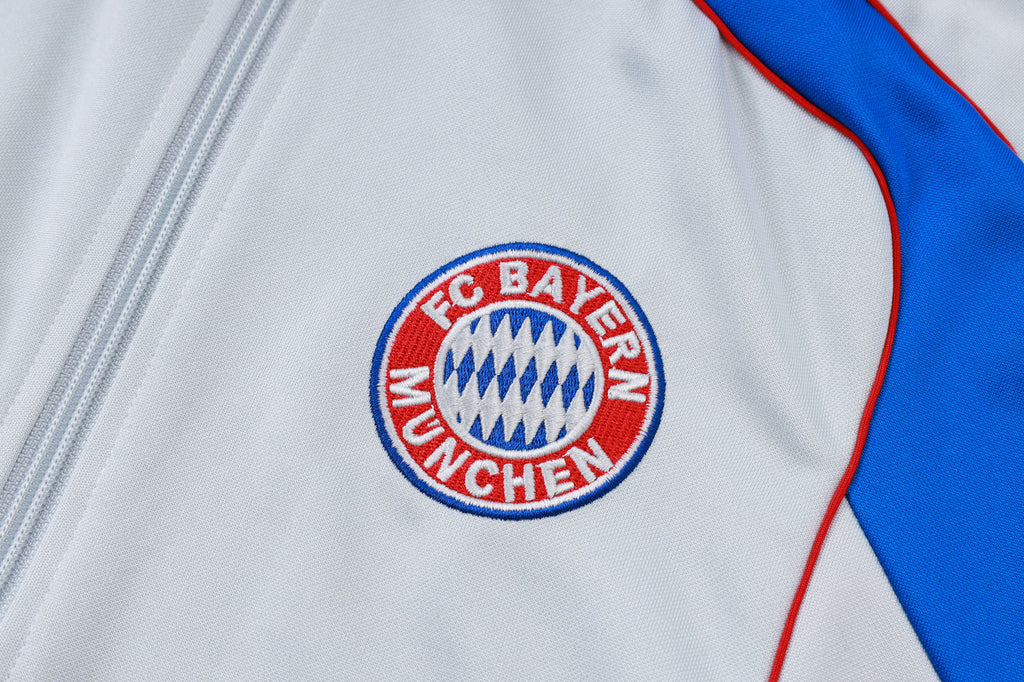 Tuta Bayer Monaco grigio zip intera 2025/26