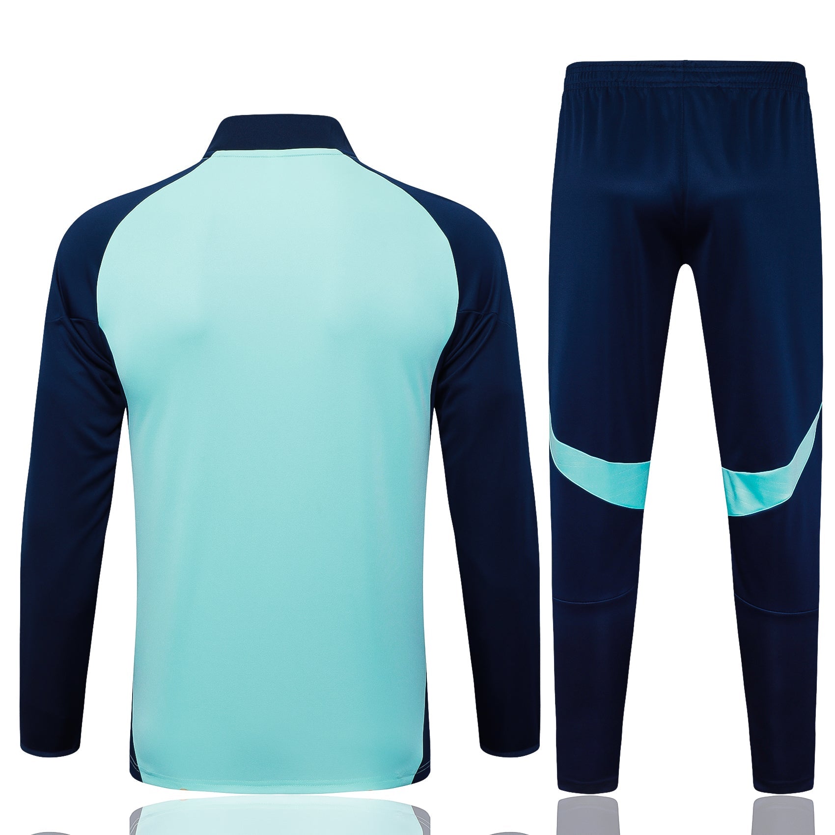 Tuta Arsenal azzurro zip intera 2025/26