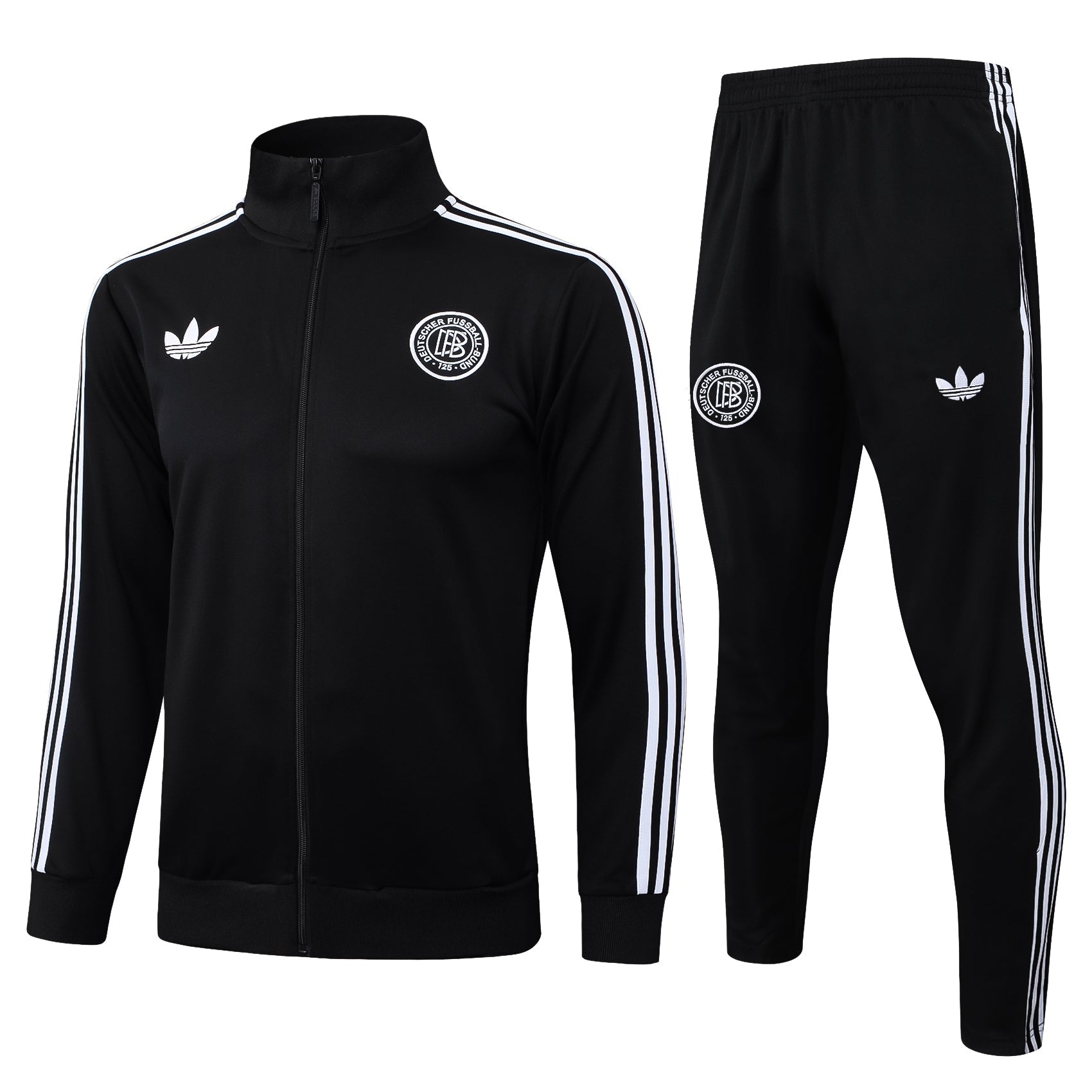 Tuta Germania Nero zip intera 2025/26