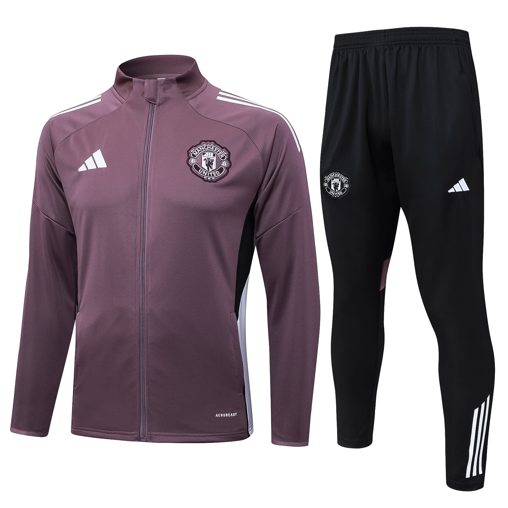 Tuta Manchester United prugna zip intera 2025/26