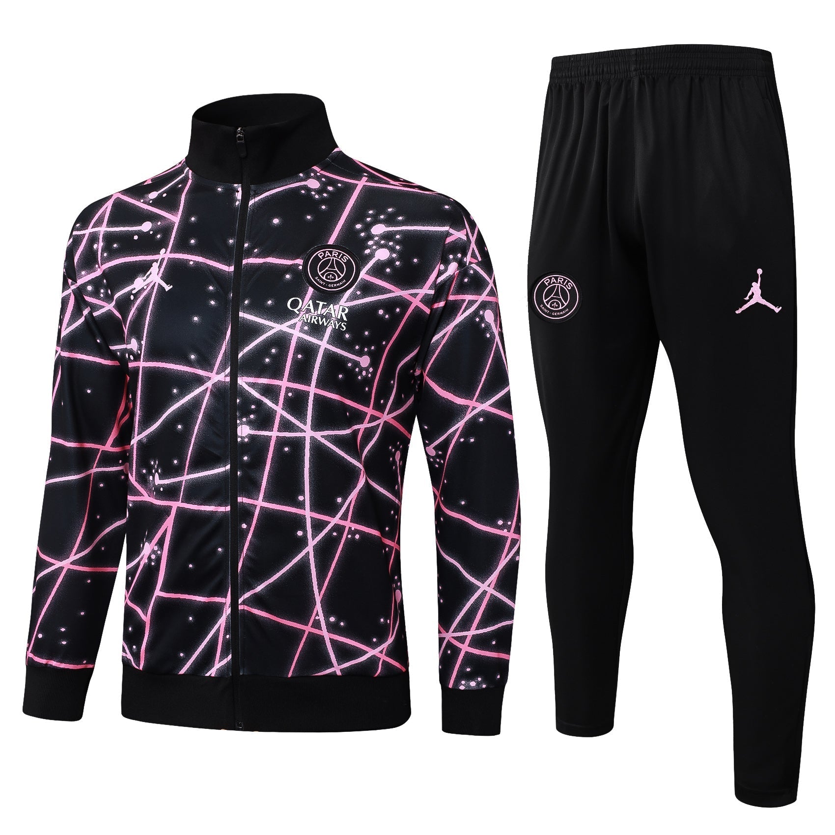 Tuta Paris Saint Germain Nero zip intera 2025/26