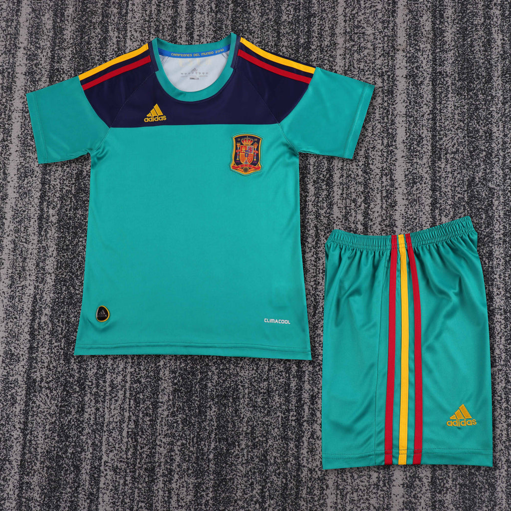 Spagna verde Retro 2010 Bambino
