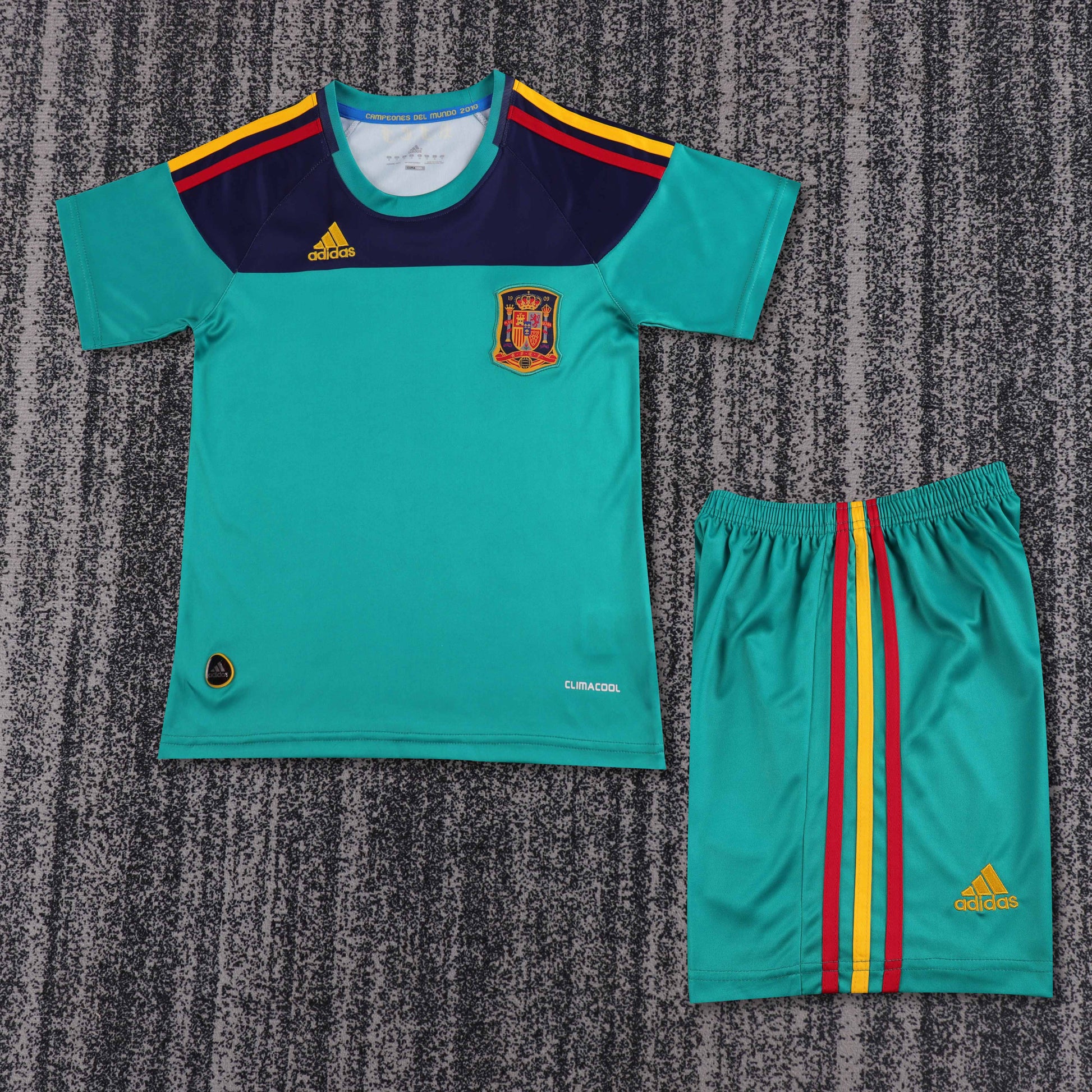Spagna verde Retro 2010 Bambino